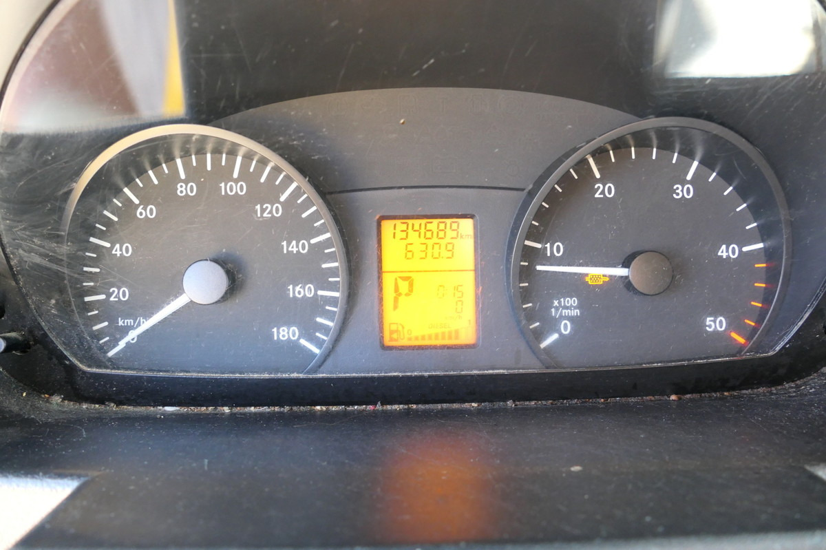 Tarbesõiduk furgoon MERCEDES-BENZ SPRINTER 310 CDI MAXI EURO-5 KOFFER REGALE KAMER: pilt 14