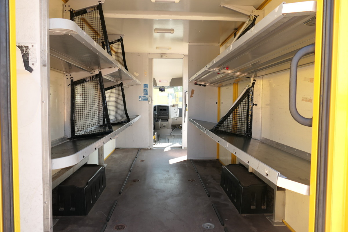 Tarbesõiduk furgoon MERCEDES-BENZ SPRINTER 310 CDI MAXI EURO-5 KOFFER REGALE KAMER: pilt 10