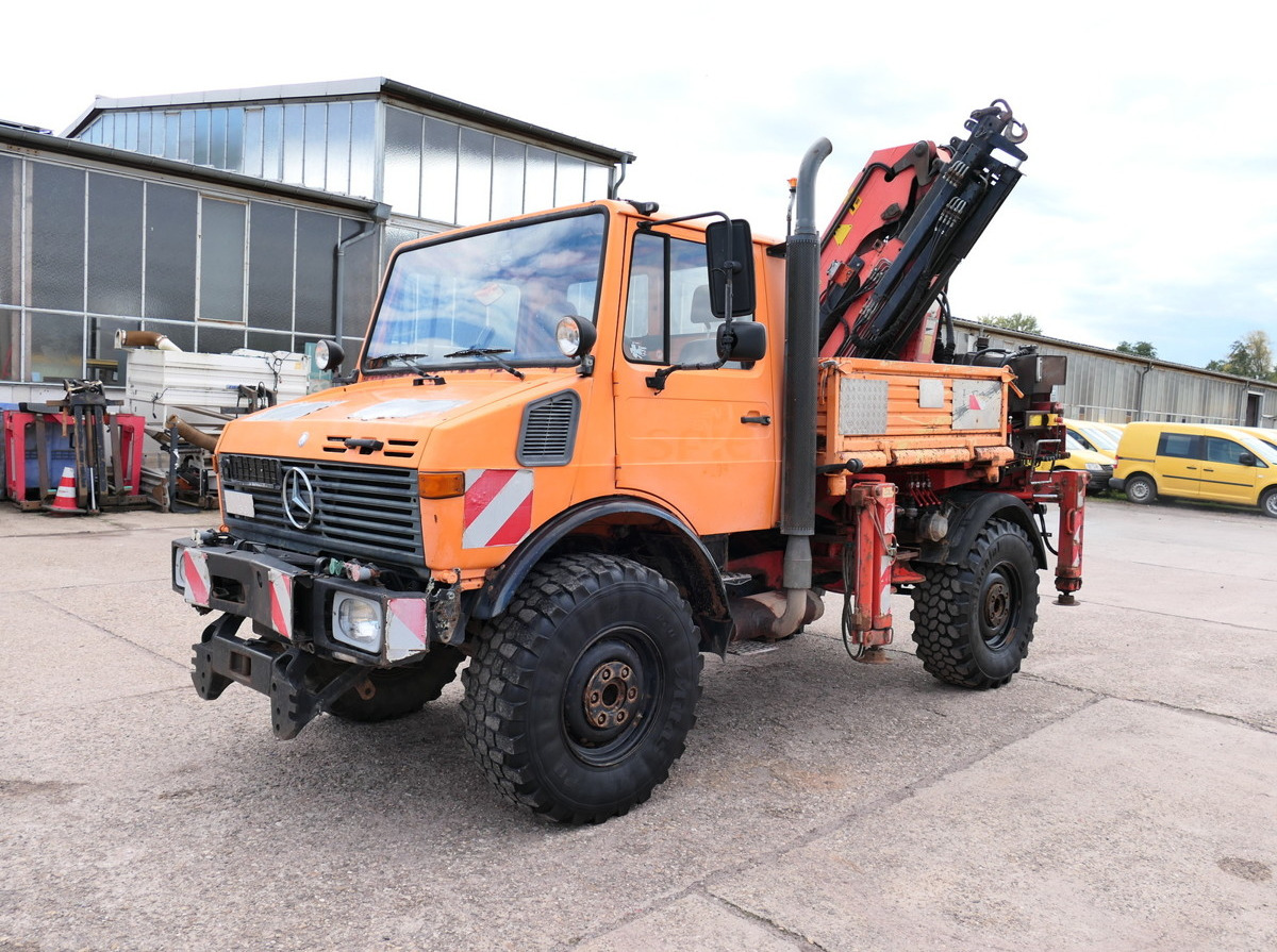 UNIMOG U1450 Palfinger PK 105B AHK STANDHEIZUNG - Madelveok/ Platvormveok, Kraanaga veoauto: pilt 3 UNIMOG U1450 Palfinger PK 105B AHK STANDHEIZUNG - Madelveok/ Platvormveok, Kraanaga veoauto: pilt 3