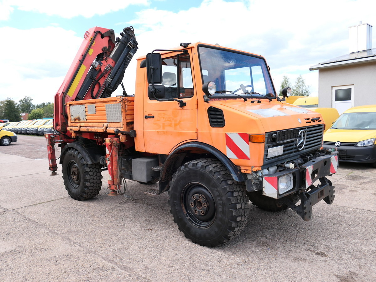 UNIMOG U1450 Palfinger PK 105B AHK STANDHEIZUNG - Madelveok/ Platvormveok, Kraanaga veoauto: pilt 4 UNIMOG U1450 Palfinger PK 105B AHK STANDHEIZUNG - Madelveok/ Platvormveok, Kraanaga veoauto: pilt 4