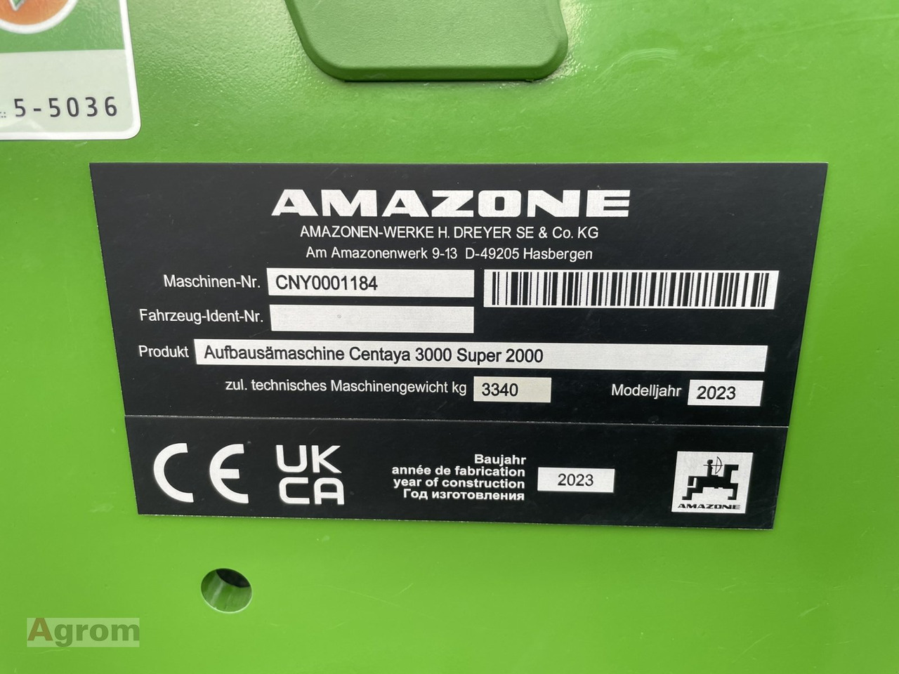 Kombain-külvimasin Amazone Centaya 3000 Super + KG 3001 Super: pilt 9