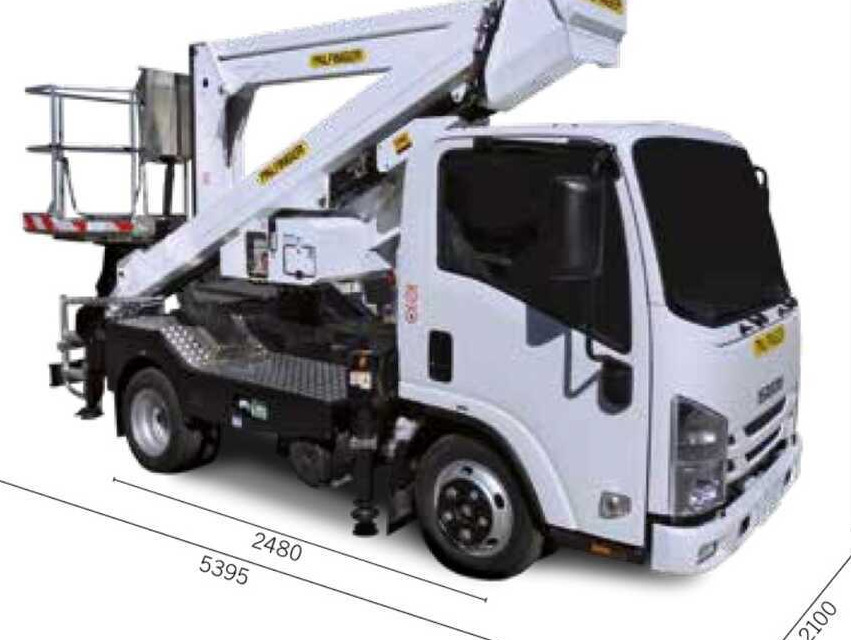 Palfinger P240 AXE (ISUZU M1) - Veoautolt tõusev platvorm: pilt 1 Palfinger P240 AXE (ISUZU M1) - Veoautolt tõusev platvorm: pilt 1
