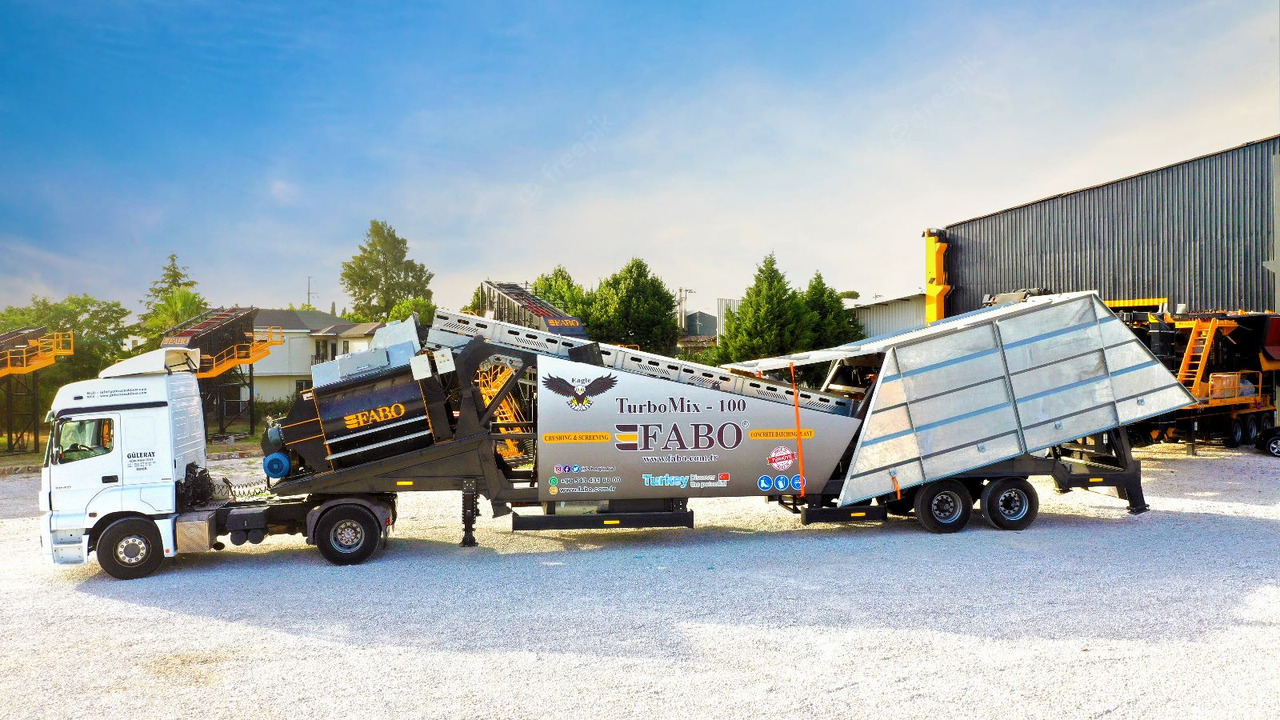 Uus Betoonitehas FABO Mobile Concrete Batching Plants: pilt 1