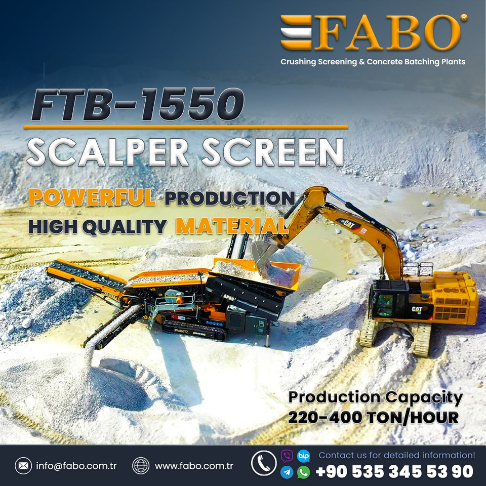 Uus Mobiilne purusti FABO Mobile crusher: pilt 1