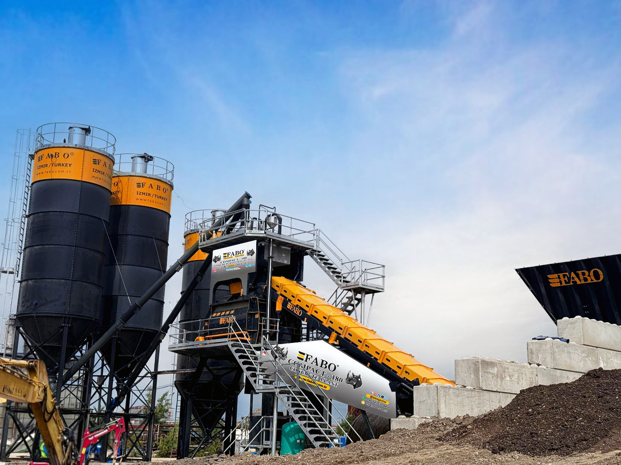 FABO compact concrete plant - Betoonitehas: pilt 1 FABO compact concrete plant - Betoonitehas: pilt 1