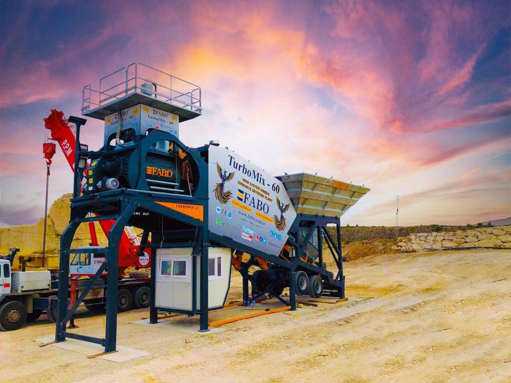 FABO mobile concrete batching plant - Betoonitehas: pilt 2 FABO mobile concrete batching plant - Betoonitehas: pilt 2