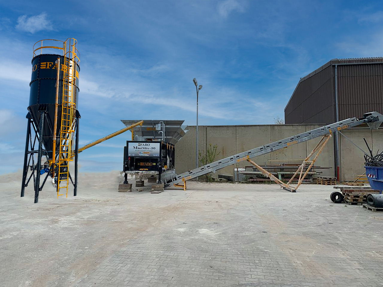 FABO mobile concrete batching plant - Betoonitehas: pilt 1 FABO mobile concrete batching plant - Betoonitehas: pilt 1