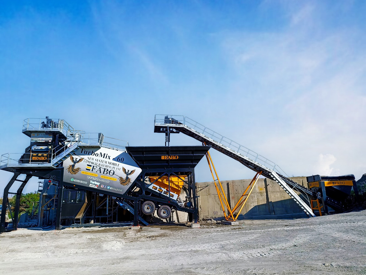 FABO mobile concrete batching plant - Betoonitehas: pilt 2 FABO mobile concrete batching plant - Betoonitehas: pilt 2