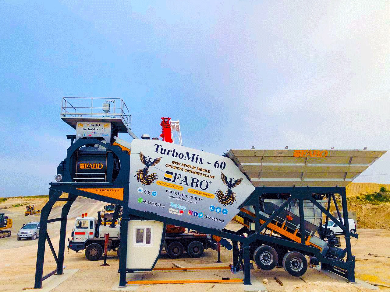 FABO mobile concrete batching plant - Betoonitehas: pilt 5 FABO mobile concrete batching plant - Betoonitehas: pilt 5