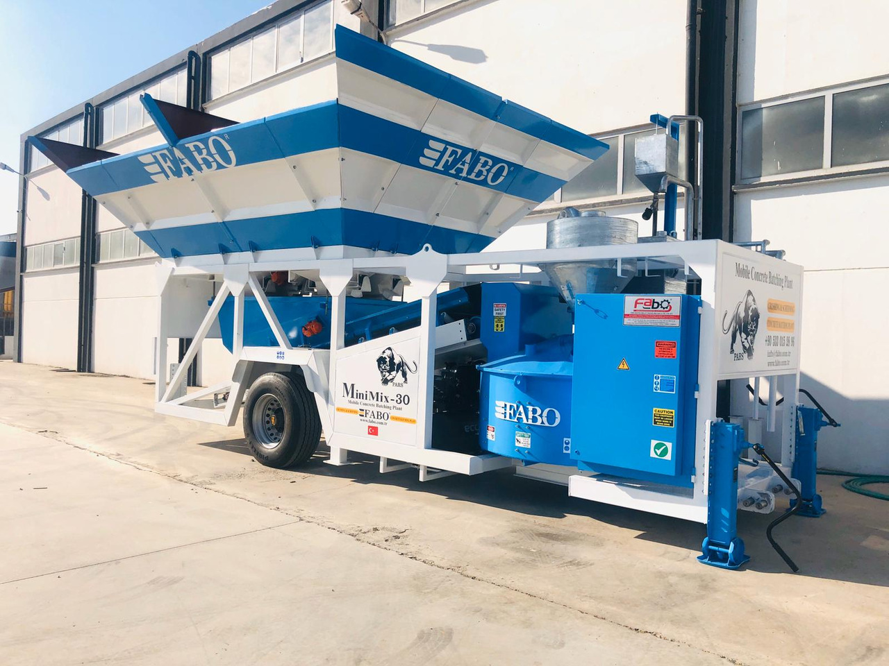 FABO mobile concrete batching plant - Betoonitehas: pilt 1 FABO mobile concrete batching plant - Betoonitehas: pilt 1