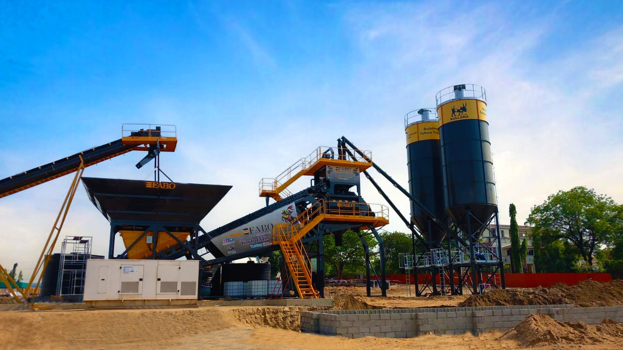 FABO mobile concrete batching plant - Betoonitehas: pilt 2 FABO mobile concrete batching plant - Betoonitehas: pilt 2