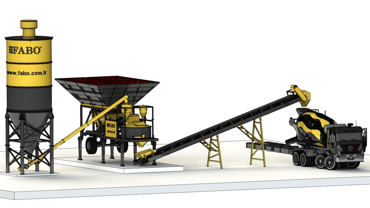 Uus Betoonitehas FABO mobile concrete batching plant: pilt 12