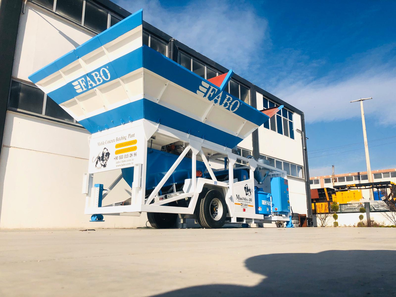Uus Betoonitehas FABO mobile concrete batching plant: pilt 7