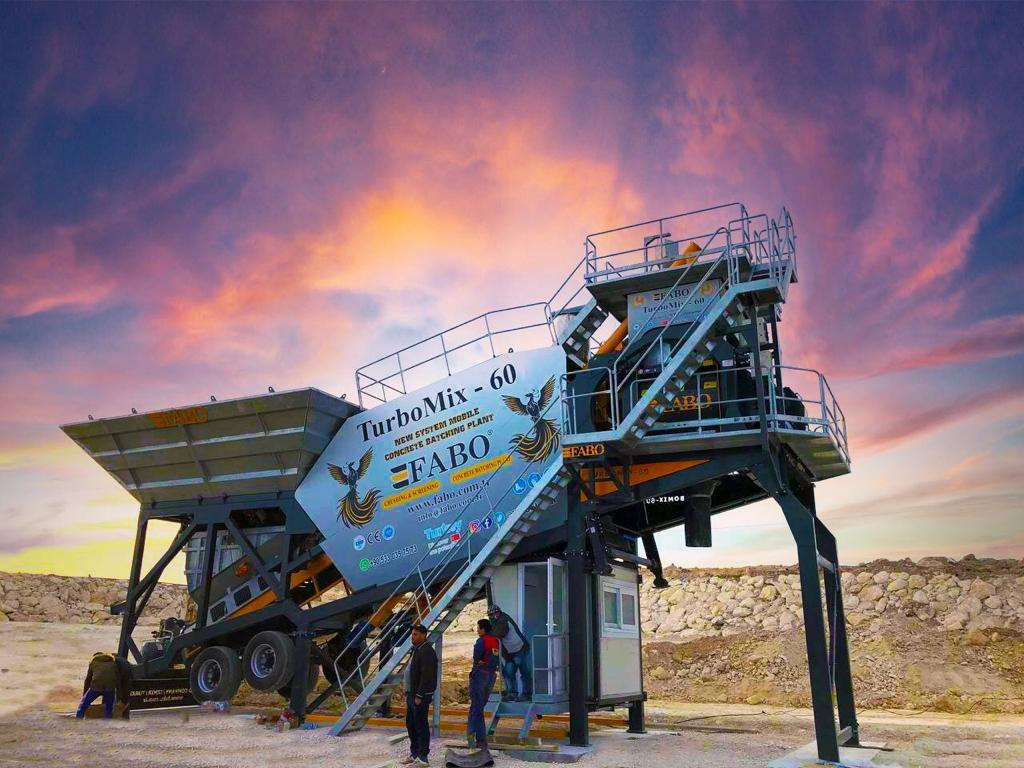 FABO mobile concrete batching plant - Betoonitehas: pilt 1 FABO mobile concrete batching plant - Betoonitehas: pilt 1
