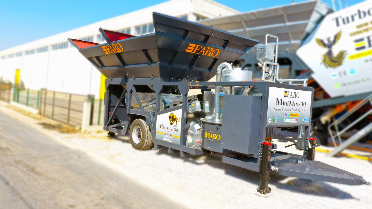 FABO mobile concrete batching plant - Betoonitehas: pilt 1 FABO mobile concrete batching plant - Betoonitehas: pilt 1
