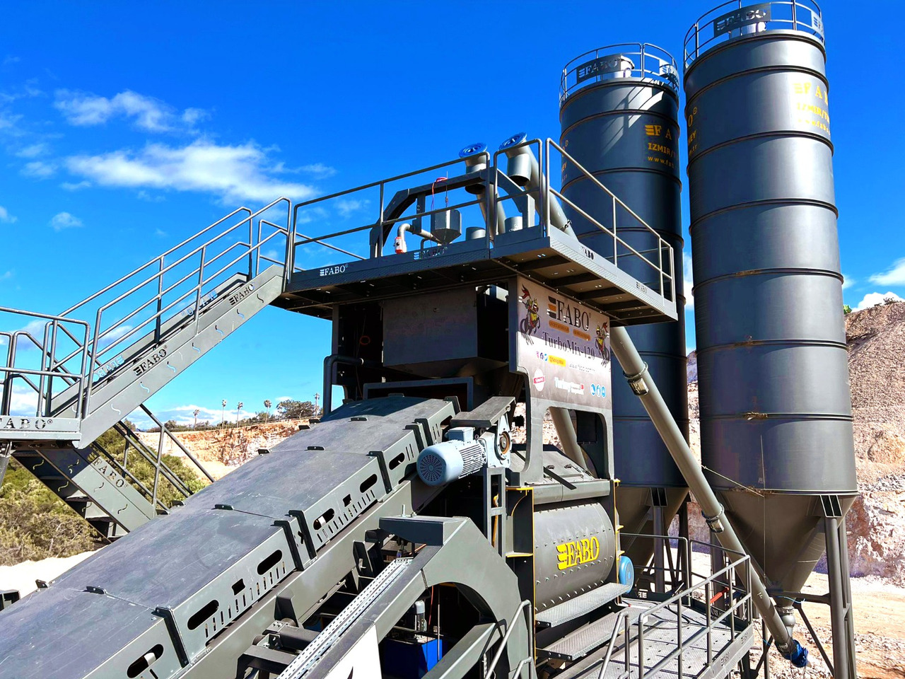 FABO mobile concrete batching plant - Betoonitehas: pilt 5 FABO mobile concrete batching plant - Betoonitehas: pilt 5