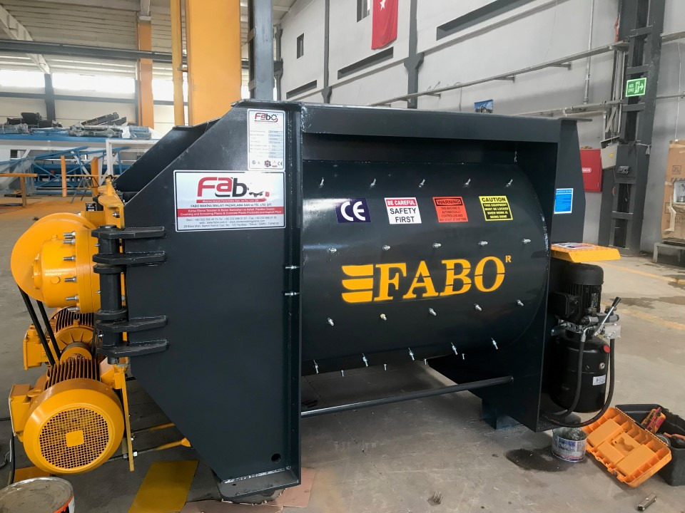 FABO twin shaft mixer - Segumasin: pilt 1 FABO twin shaft mixer - Segumasin: pilt 1