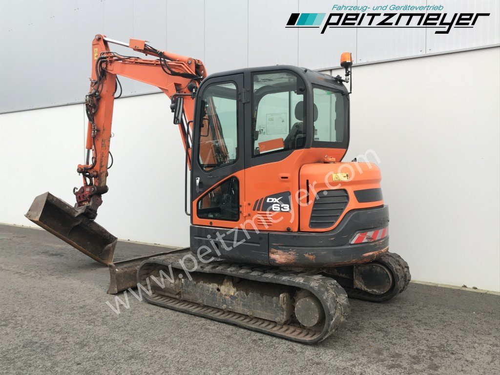 Doosan Kettenbagger DX 63-3 PowerTilt 070 , MS 03, mehrfach vorhanden - Miniekskavaator: pilt 4 Doosan Kettenbagger DX 63-3 PowerTilt 070 , MS 03, mehrfach vorhanden - Miniekskavaator: pilt 4