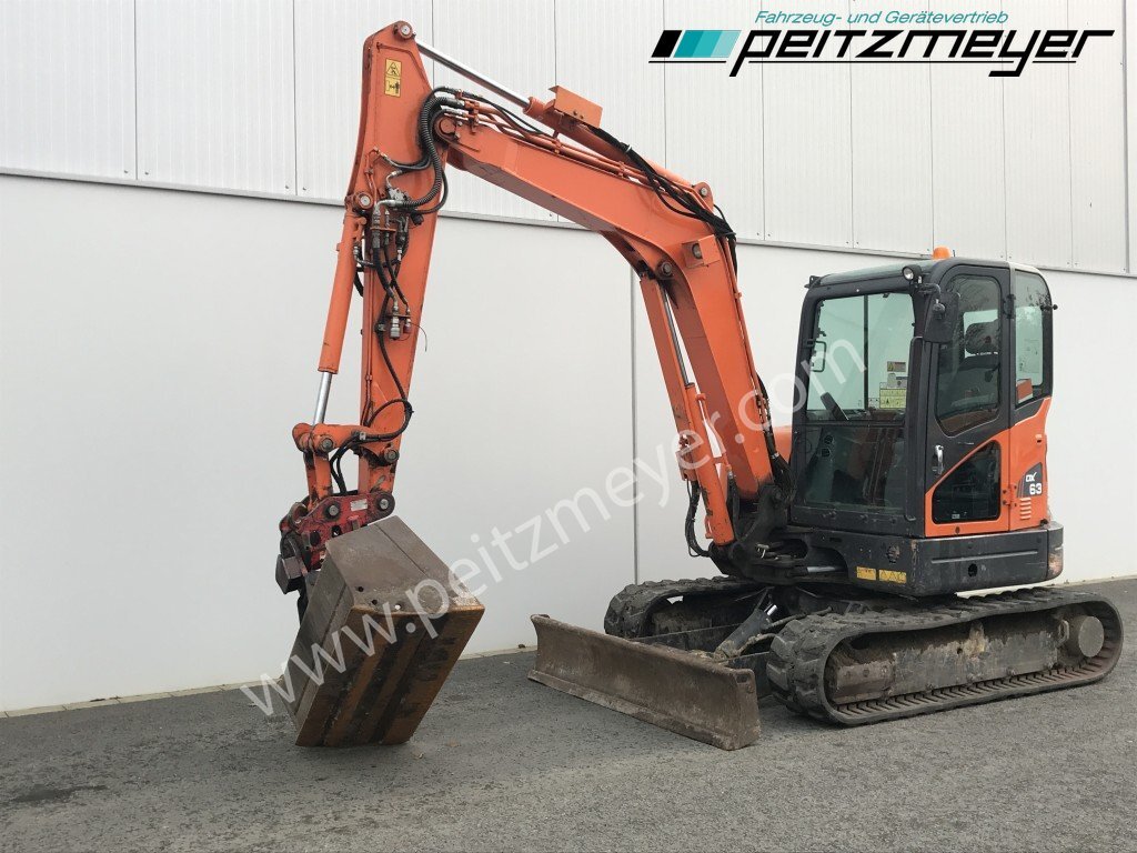 Doosan Kettenbagger DX 63-3 PowerTilt 070 , MS 03, mehrfach vorhanden - Miniekskavaator: pilt 1 Doosan Kettenbagger DX 63-3 PowerTilt 070 , MS 03, mehrfach vorhanden - Miniekskavaator: pilt 1