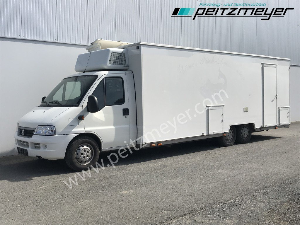 IVECO FIAT (I) Ducato Verkaufswagen 6,5 m - Motor neu vor 21 TKM + Kühltheke, Fritteuse - Toiduauto: pilt 1 IVECO FIAT (I) Ducato Verkaufswagen 6,5 m - Motor neu vor 21 TKM + Kühltheke, Fritteuse - Toiduauto: pilt 1