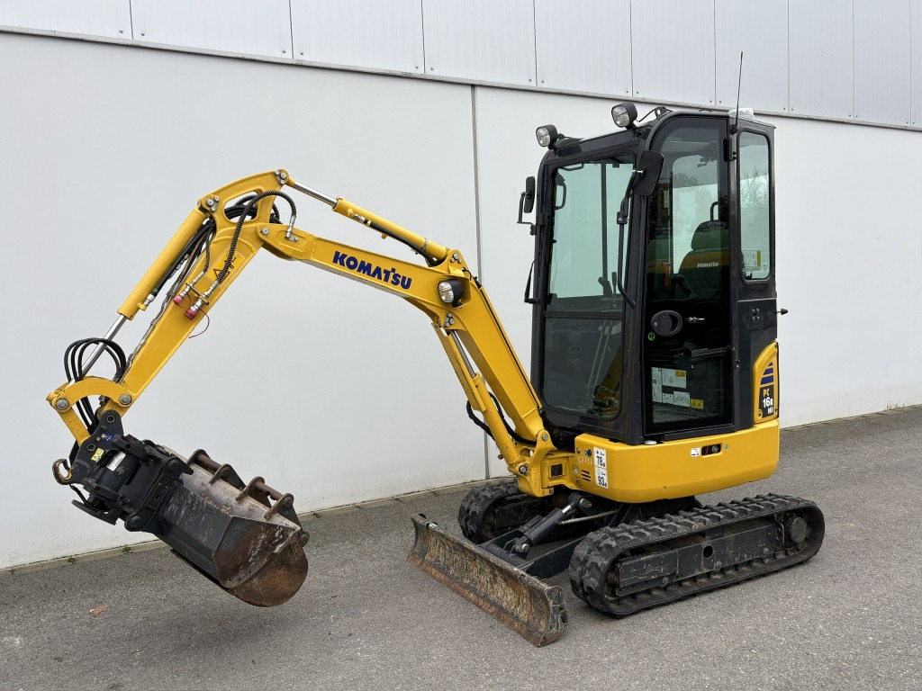 KOMATSU MINIBAGGER PC 16 R-3HS Powertilt 20,40,100 Löffel - Miniekskavaator: pilt 1 KOMATSU MINIBAGGER PC 16 R-3HS Powertilt 20,40,100 Löffel - Miniekskavaator: pilt 1