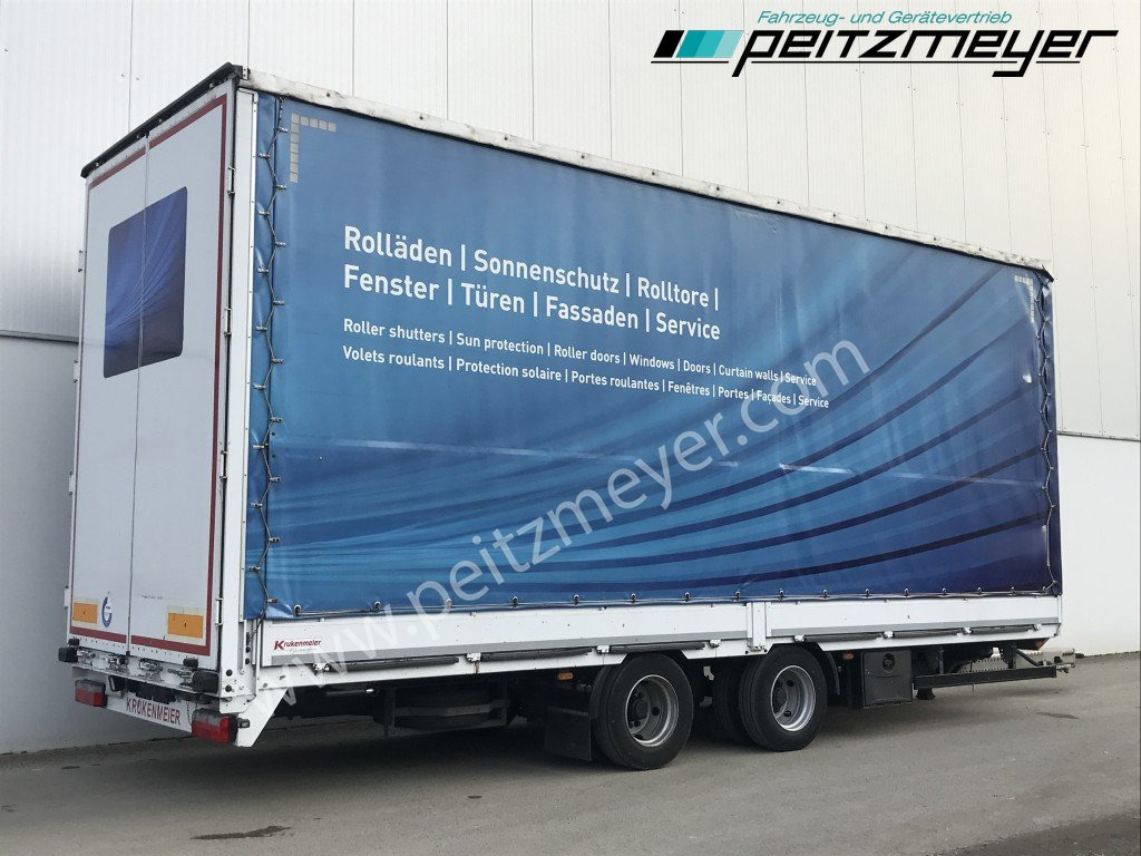 KRUKENMEIER Jumboanhänger TLPS 16,4, Hubdach, Edscha, verzinkt RSAB - Platvormhaagis/ Madelhaagis: pilt 1 KRUKENMEIER Jumboanhänger TLPS 16,4, Hubdach, Edscha, verzinkt RSAB - Platvormhaagis/ Madelhaagis: pilt 1