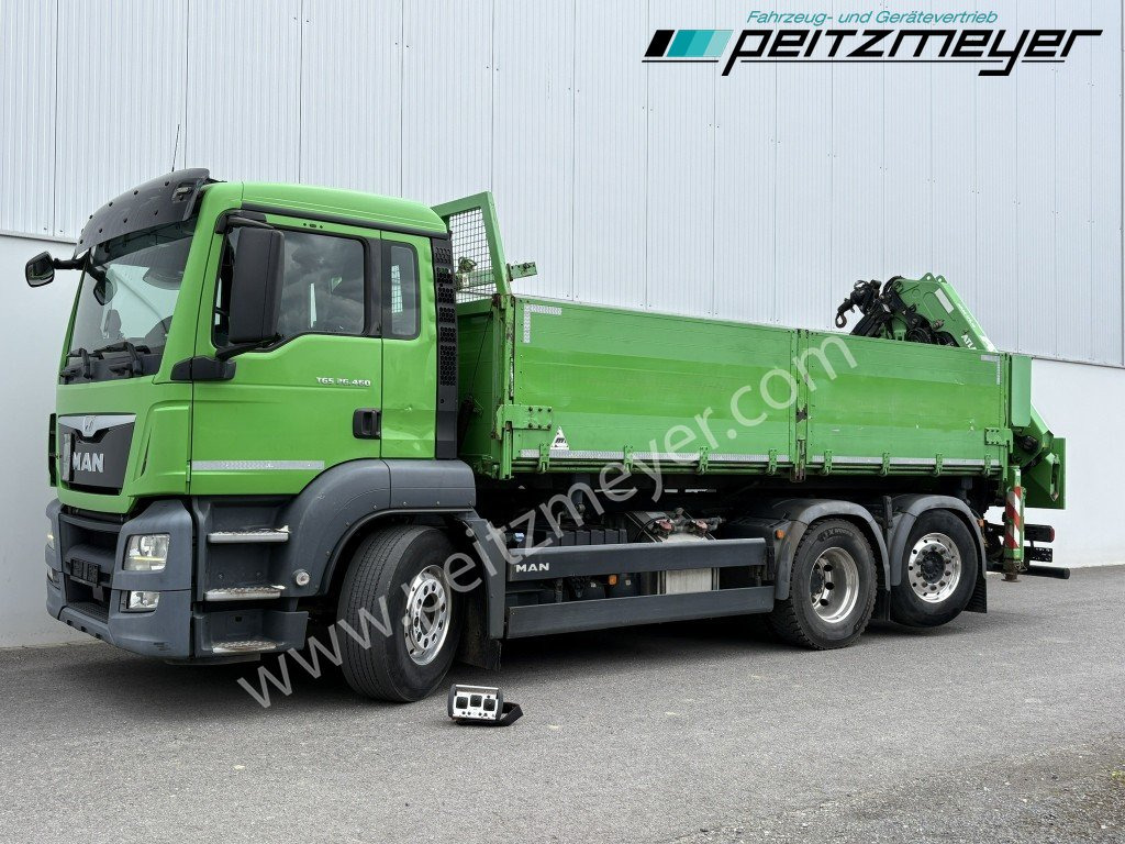 Kallurauto, Kraanaga veoauto MAN TGS 26.460 FL 6x2 Kipper+Kran+Funk Lenkachse, 2-Seitenkipper, Atlas 172.3: pilt 39