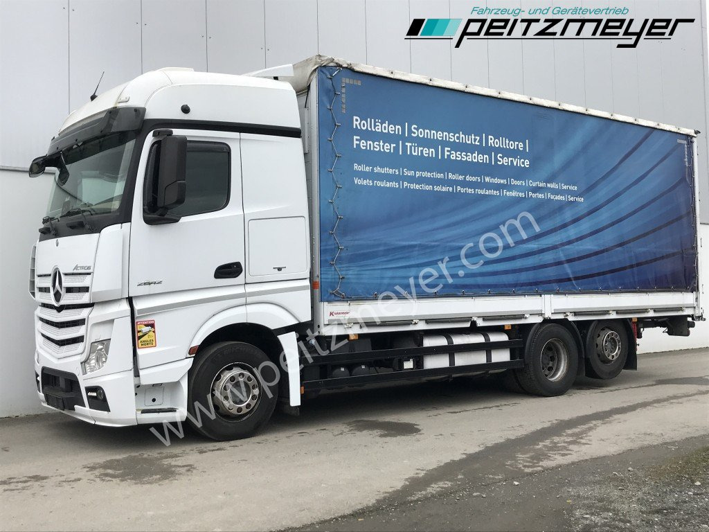 MERCEDES-BENZ Actros 2542 LL Pritsche, EU 6, Klima, Standklima, - Tent veoauto: pilt 2 MERCEDES-BENZ Actros 2542 LL Pritsche, EU 6, Klima, Standklima, - Tent veoauto: pilt 2
