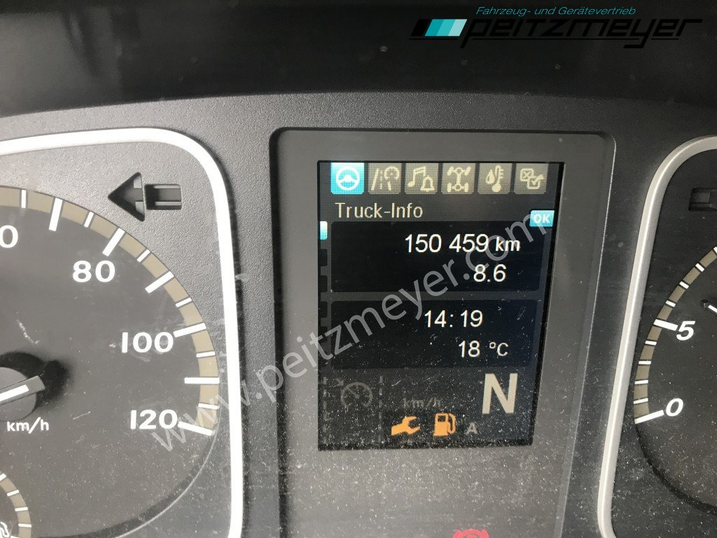 Tent veoauto MERCEDES-BENZ Atego 818 L Pritsche+LBW, Klima, 2 x AHK: pilt 9