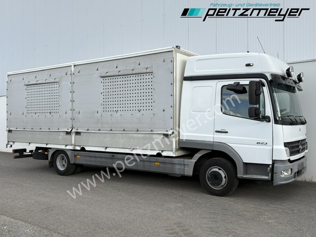 MERCEDES-BENZ Atego 823 L Geflügelpritsche L - Fahrerhaus, Klima, 2 x AHK - Kasti veoauto: pilt 4 MERCEDES-BENZ Atego 823 L Geflügelpritsche L - Fahrerhaus, Klima, 2 x AHK - Kasti veoauto: pilt 4