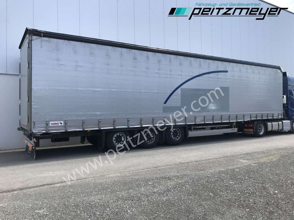 Tentpoolhaagis SCHMITZ 3 Achs Pritschenauflieger SCS 24/L-13.62 Mega, Power-Curtain Jumbo, Edscha, RSAB,: pilt 7