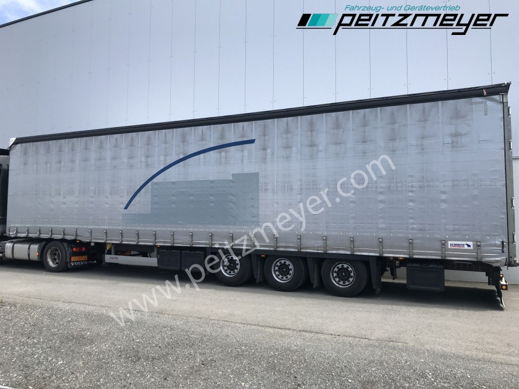Tentpoolhaagis SCHMITZ 3 Achs Pritschenauflieger SCS 24/L-13.62 Mega, Power-Curtain Jumbo, Edscha, RSAB,: pilt 8