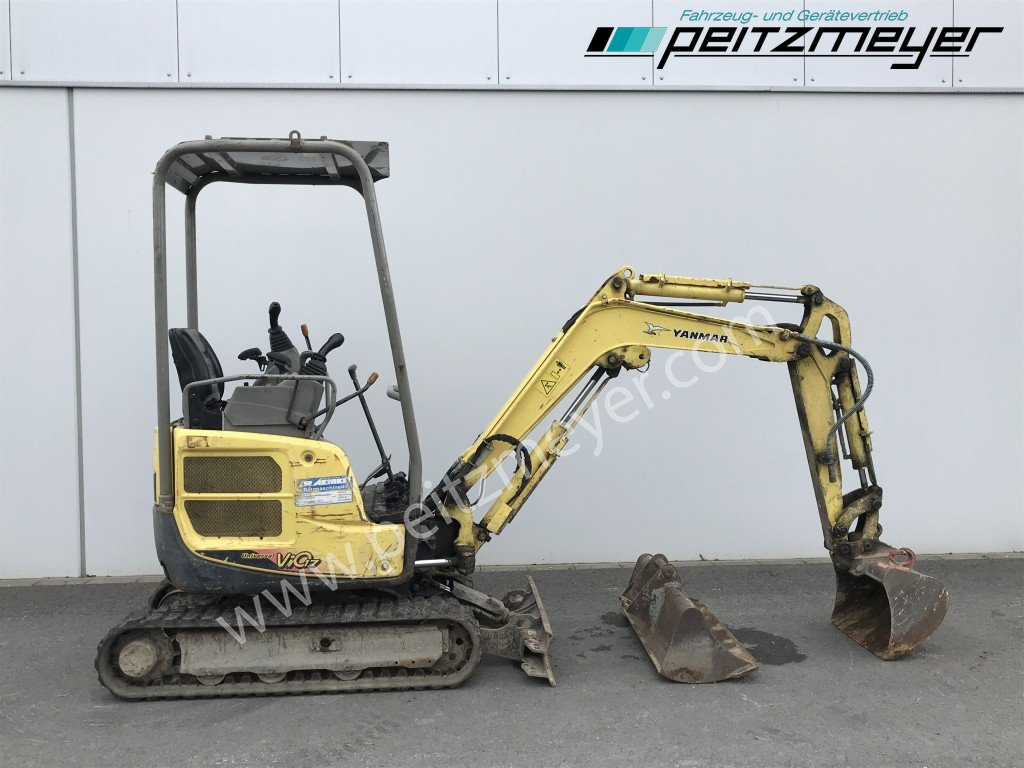 Miniekskavaator YANMAR MINIBAGGER Vio 17 verstellbares Fahrwerk Schnellwechsler mit 60 er und 100 Löffel: pilt 10 Miniekskavaator YANMAR MINIBAGGER Vio 17 verstellbares Fahrwerk Schnellwechsler mit 60 er und 100 Löffel: pilt 10