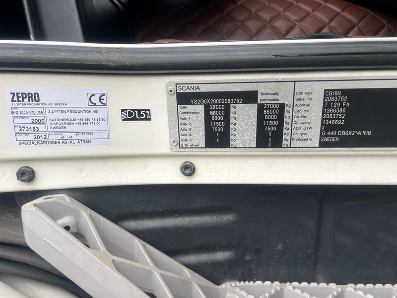 Kasti veoauto Scania G440 DB6X2*4HNB: pilt 15