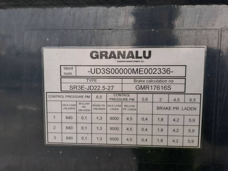 Kalluri järelhaagis DTM Granalu OL47TC-3 + MAN NGTS33.510 (2 Sets Availabl: pilt 9