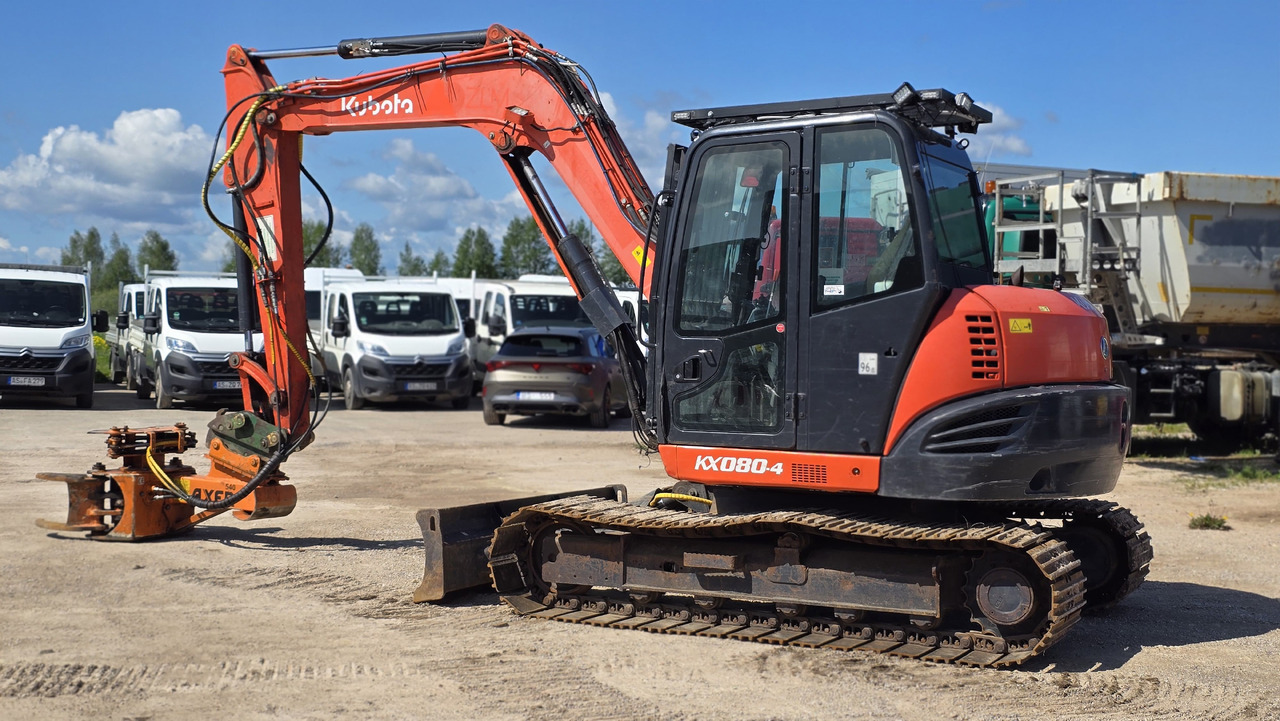 Kubota KX080-4, AXER 540 - Metsatraktor: pilt 2 Kubota KX080-4, AXER 540 - Metsatraktor: pilt 2