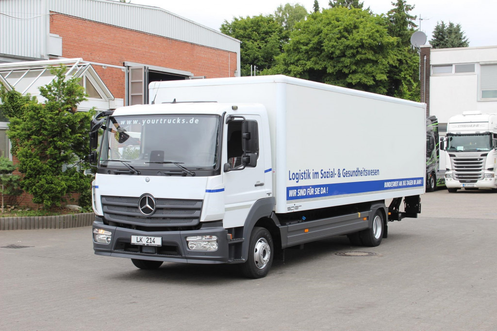 Mercedes-Benz Atego 1221 E6 Koffer Flach! Schalter LBW ACC - Kasti veoauto: pilt 1 Mercedes-Benz Atego 1221 E6 Koffer Flach! Schalter LBW ACC - Kasti veoauto: pilt 1