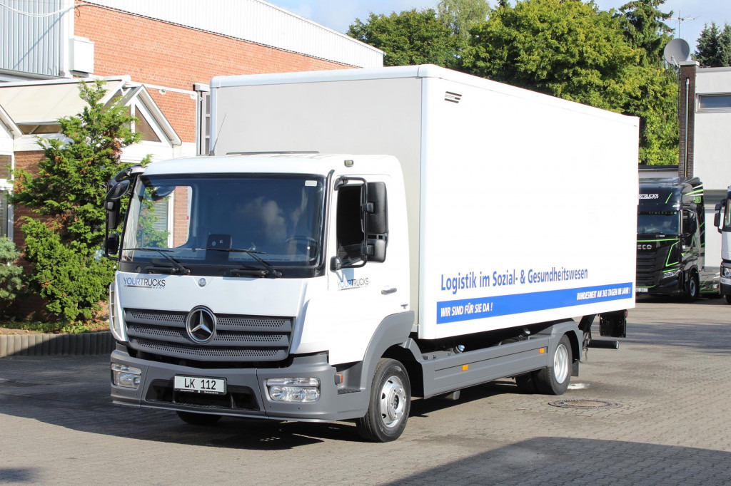 Mercedes-Benz Atego 818 E6 Koffer 6m Klima LDW Schalter LBW - Tarbesõiduk furgoon: pilt 1 Mercedes-Benz Atego 818 E6 Koffer 6m Klima LDW Schalter LBW - Tarbesõiduk furgoon: pilt 1