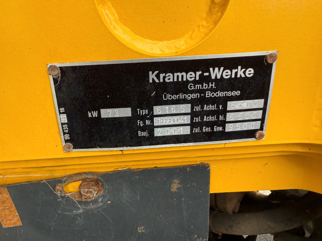 Kramer 616 S Serie II 4+1 Schaufel SW Palettengabel - Ekskavaator-laadur: pilt 3 Kramer 616 S Serie II 4+1 Schaufel SW Palettengabel - Ekskavaator-laadur: pilt 3