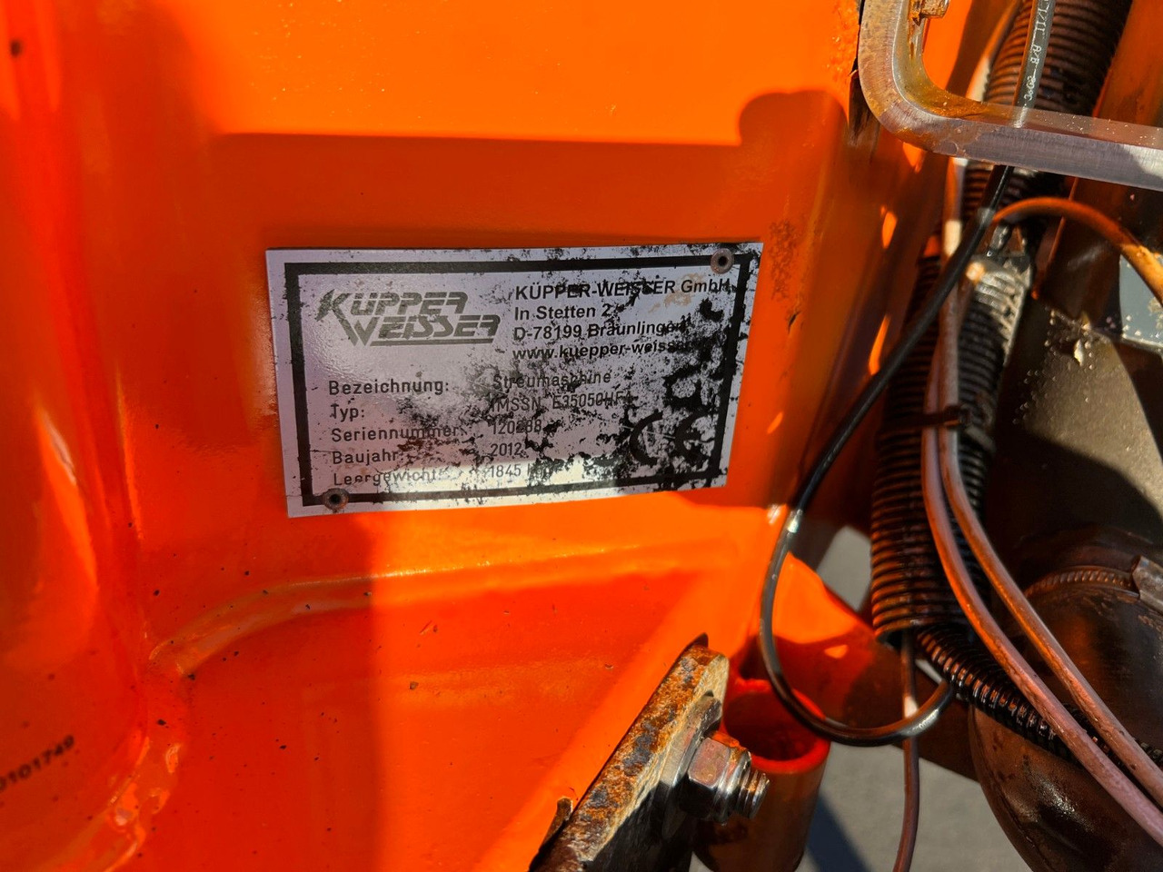 Küpper Weisser IMSSN E 35050HFH Küpper Weisser IMSSN E 35050HFH - Liiva-/ Soolajaotur - Kommunaal-/ Erisõiduk: pilt 3 Küpper Weisser IMSSN E 35050HFH Küpper Weisser IMSSN E 35050HFH - Liiva-/ Soolajaotur - Kommunaal-/ Erisõiduk: pilt 3