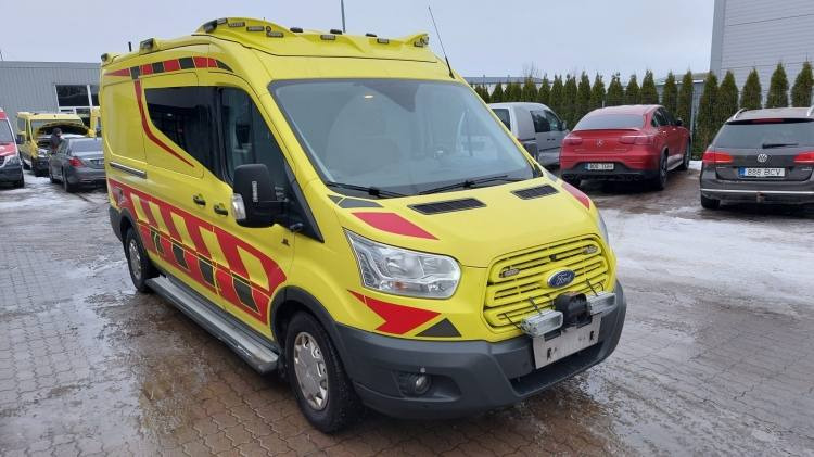 FORD TRANSIT 2,0TDI AMBULANCE KLIMA 12.2018 EURO 6, 3 UNITS - Kiirabiauto: pilt 1 FORD TRANSIT 2,0TDI AMBULANCE KLIMA 12.2018 EURO 6, 3 UNITS - Kiirabiauto: pilt 1