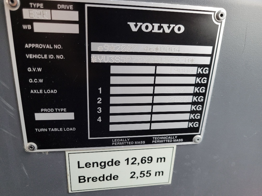 Maakonnaliini buss VOLVO B9R VEST HORISONT, KLIIMA, 7.2012, EURO 5, HANDICAP LIFT, 45 seats, 12,7m: pilt 21
