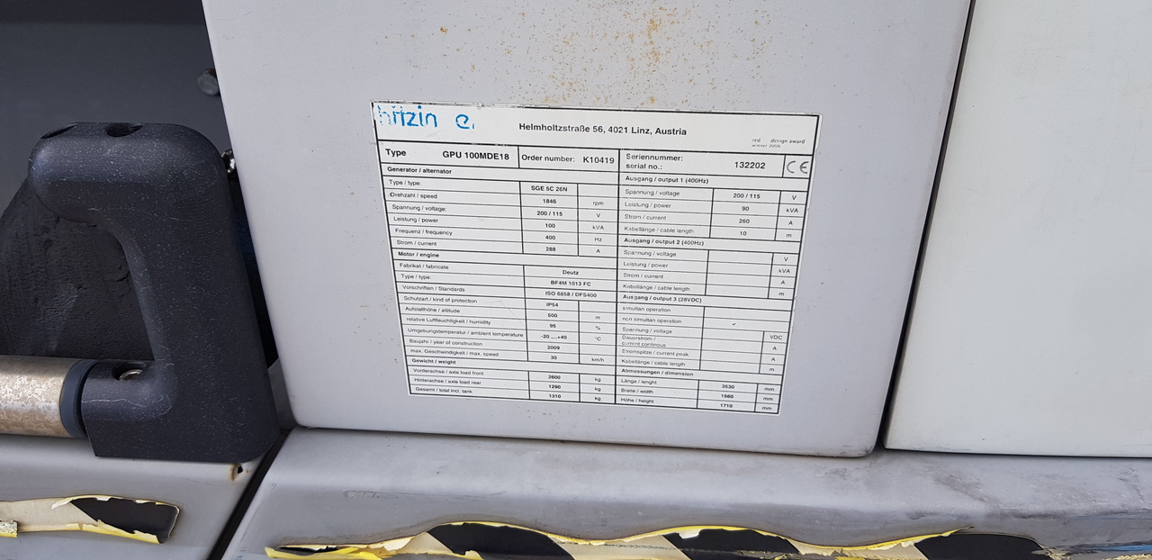 GPU 100 kVa Hitzinger - Maapealne vooluallikas: pilt 2 GPU 100 kVa Hitzinger - Maapealne vooluallikas: pilt 2