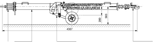 Aircraft Towbar Universal MD11, L1011, DC10, B767, A330, A340, A350, B777, B787 - Õhusõidukite maapealsed teenindusseadmed: pilt 2 Aircraft Towbar Universal MD11, L1011, DC10, B767, A330, A340, A350, B777, B787 - Õhusõidukite maapealsed teenindusseadmed: pilt 2