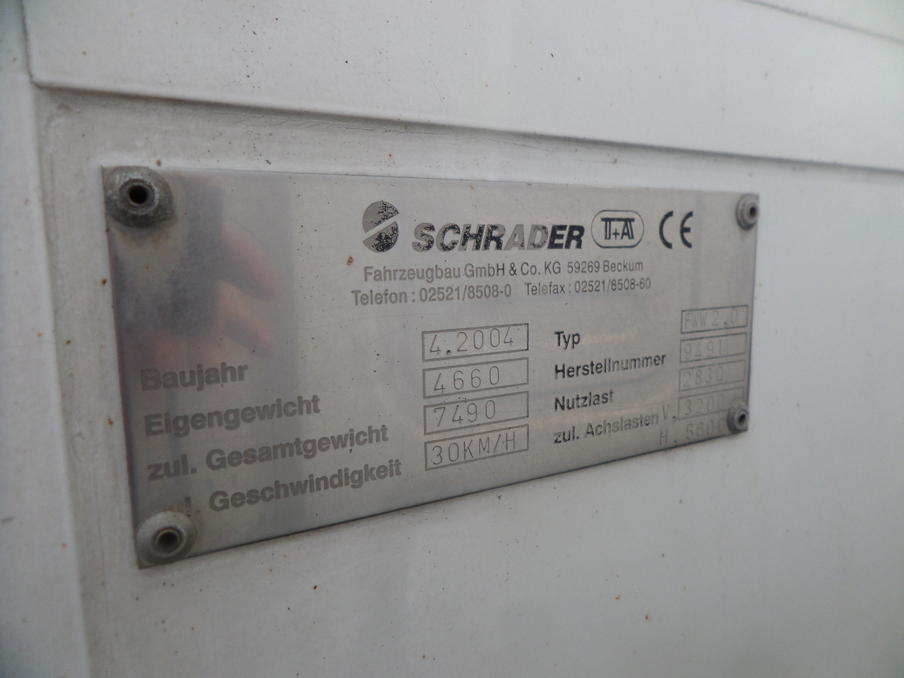 Schrader Water truck WSU 3000 MAN - Õhusõidukite maapealsed teenindusseadmed: pilt 2 Schrader Water truck WSU 3000 MAN - Õhusõidukite maapealsed teenindusseadmed: pilt 2