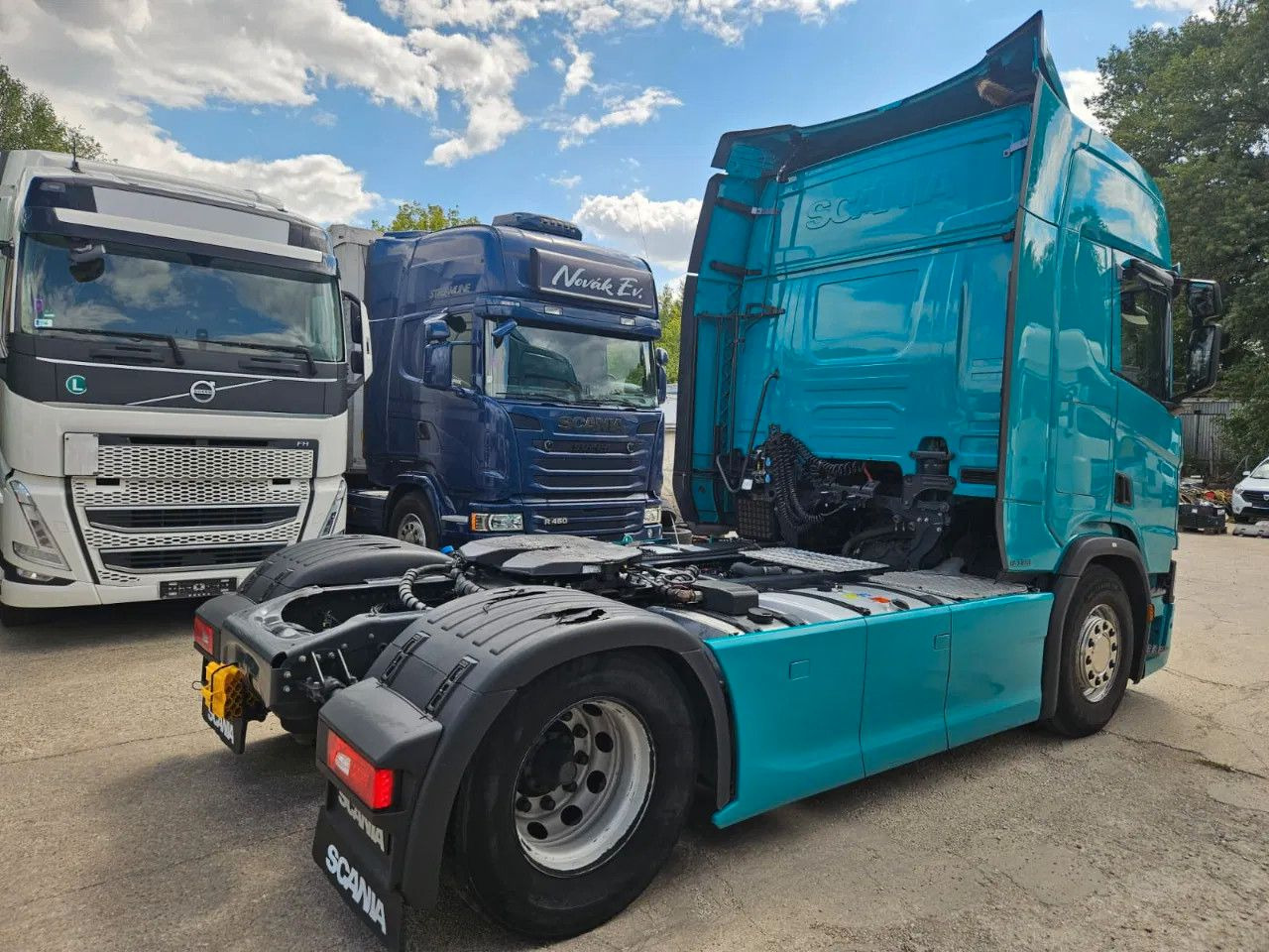 Scania R500 Standard-Turquoise-Standklima-Big NAVI-Hydr - Sadulveok: pilt 3 Scania R500 Standard-Turquoise-Standklima-Big NAVI-Hydr - Sadulveok: pilt 3