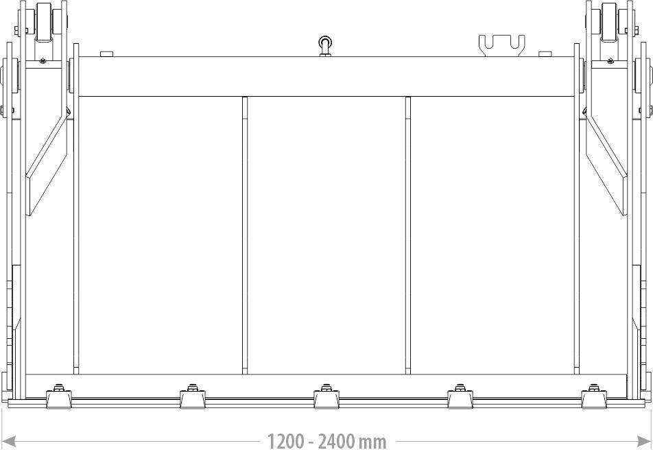 Klappschaufel 4 in 1 Schaufel Radlader Kramer Cat Liebherr Euro - Laaduri kopp: pilt 3 Klappschaufel 4 in 1 Schaufel Radlader Kramer Cat Liebherr Euro - Laaduri kopp: pilt 3