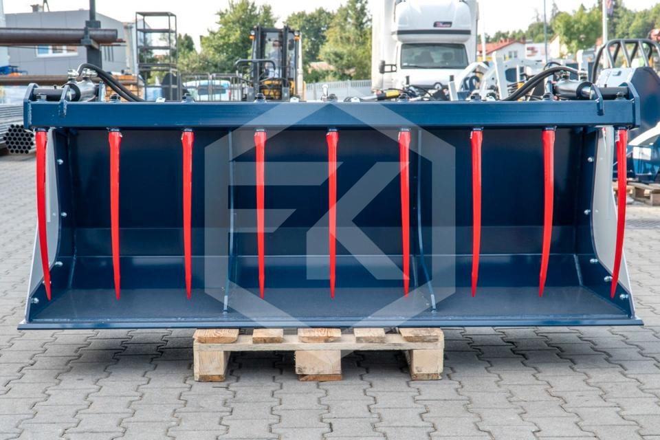 Krokodilschaufel Greifschaufel Frontlader Hoflader Euro - Laaduri kopp: pilt 2 Krokodilschaufel Greifschaufel Frontlader Hoflader Euro - Laaduri kopp: pilt 2