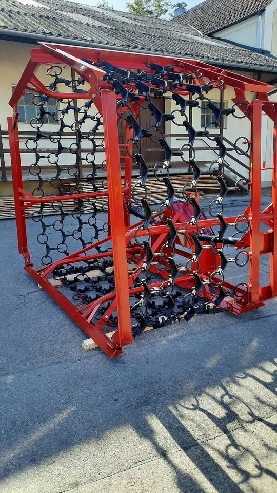 Wiesenegge 6 - 8m Wiesenstriegel Wiesenschleppe Schlepper - Kettäke: pilt 4 Wiesenegge 6 - 8m Wiesenstriegel Wiesenschleppe Schlepper - Kettäke: pilt 4