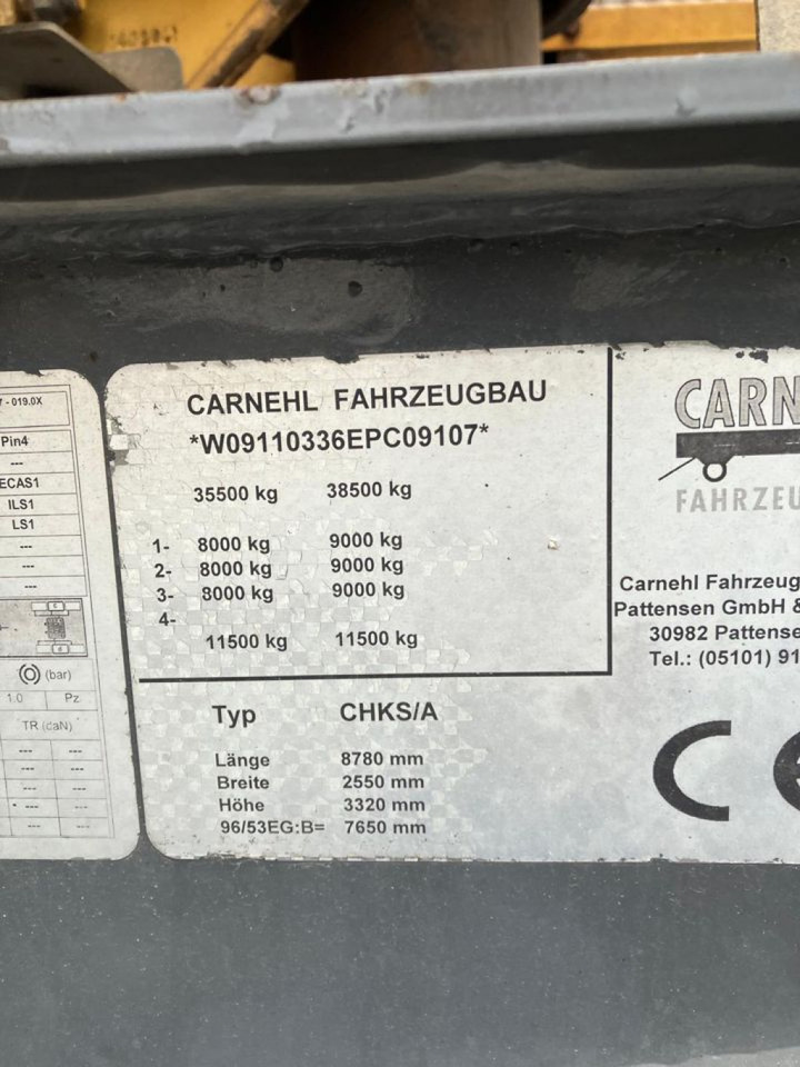 CARNEHL Kippauflieger CHKS A Kippauflieger - Kallur-poolhaagis: pilt 4 CARNEHL Kippauflieger CHKS A Kippauflieger - Kallur-poolhaagis: pilt 4